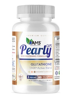 AMS AMS Pearly Skin Whitening Capsules, 60 Capsules, Brightens & Evens Skin Tone  - Image 1