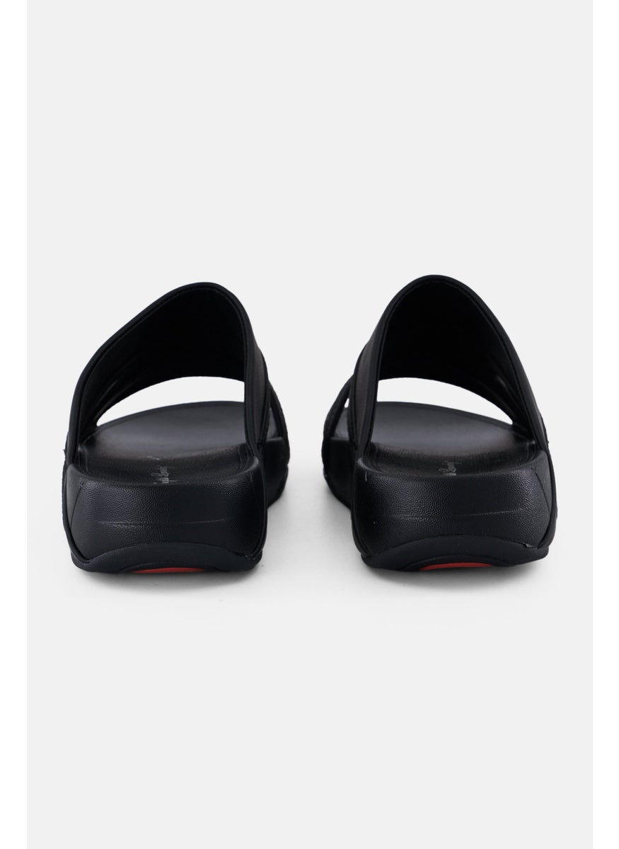 English Laundry Men Slip On Arabic Sandals, Black  - Image 3