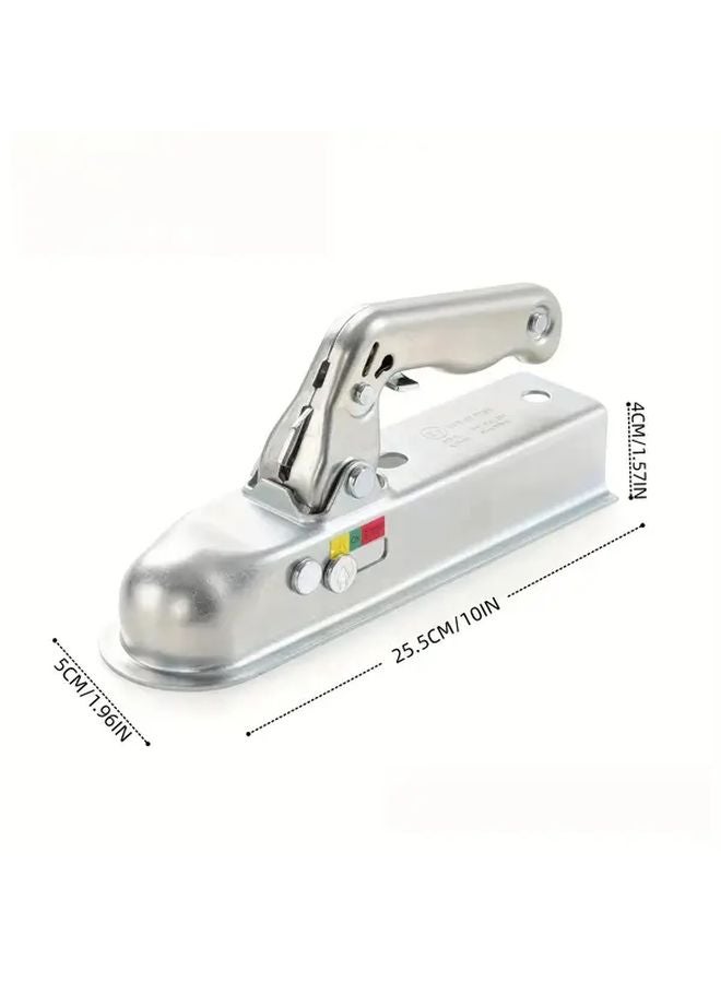 Heavy Duty Steel Trailer Ball Coupler Anti Rust Construction For Trucks RVs Trailers - Image 4