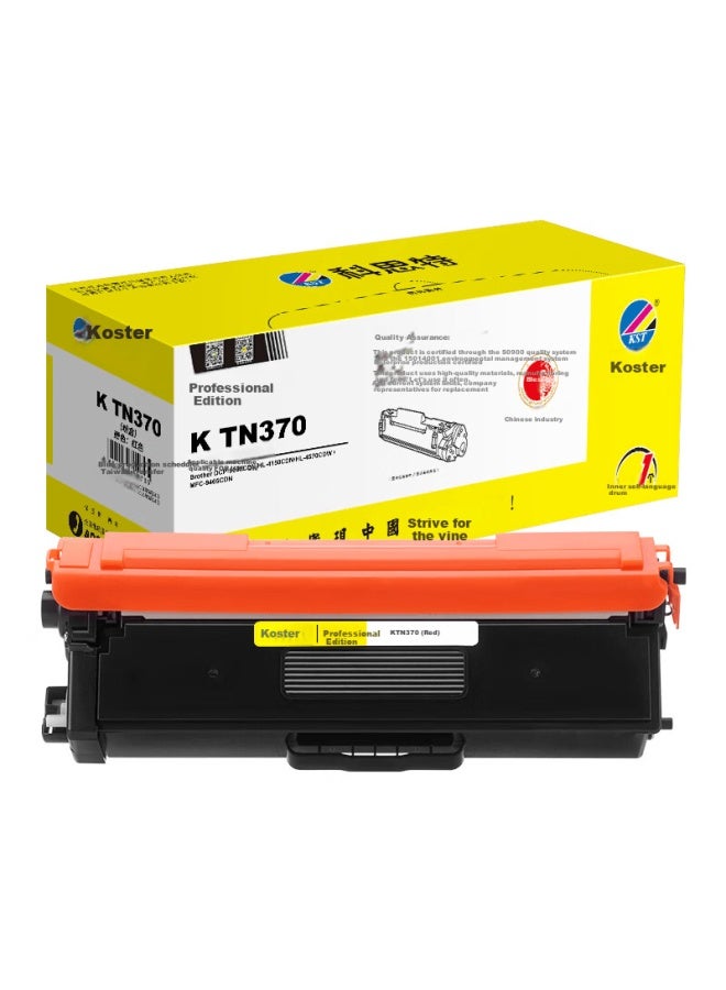 Kst K Tn370 Toner Cartridge, Red (compatible With Brother Dcp-9055cdn/hl 1500 Pages Professional Versio - Image 1