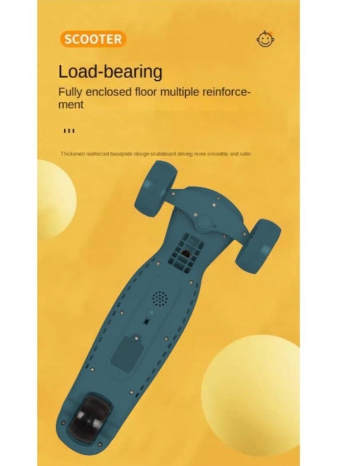 YelaJoy Kids Scooter - Toddler Scooter for Kids 3-6, Adjustable Height &Foldable 3 Wheel Scooter for Boys & Girls- Kids Three Wheel Scooter with Light Up LED Wheels - Image 4