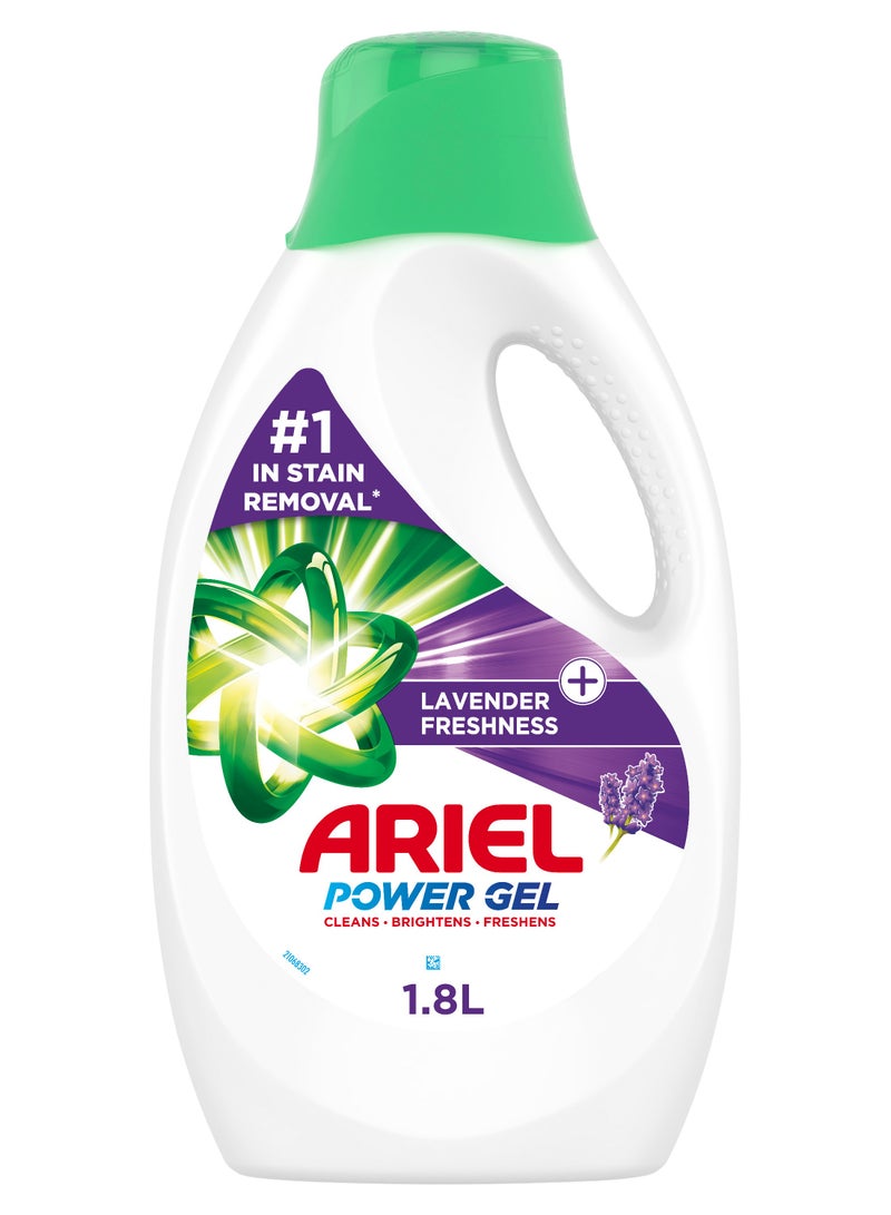 Ariel Lavender Laundry Detergent Liquid Gel 1.8L  - Image 1