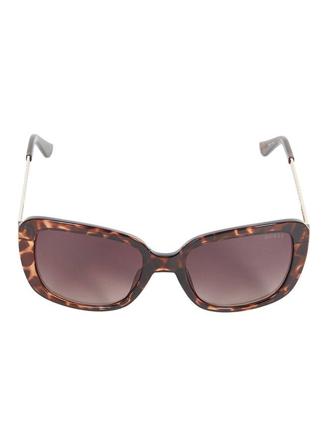 GUESS Women Square Sunglasses with Brown Lenses - GF6138 52F 55mm - Image 2