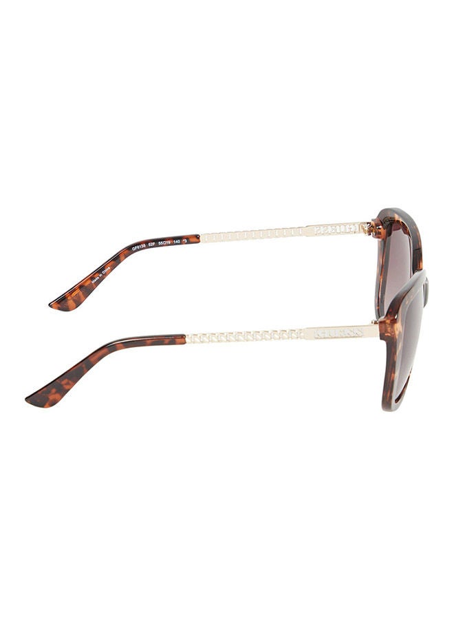 GUESS Women Square Sunglasses with Brown Lenses - GF6138 52F 55mm - Image 3