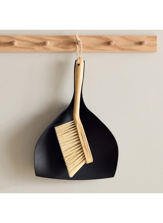 Home Box Ebony 2-Piece Dustpan Set 24.5 x 8 x 38.5 cm - Image 1