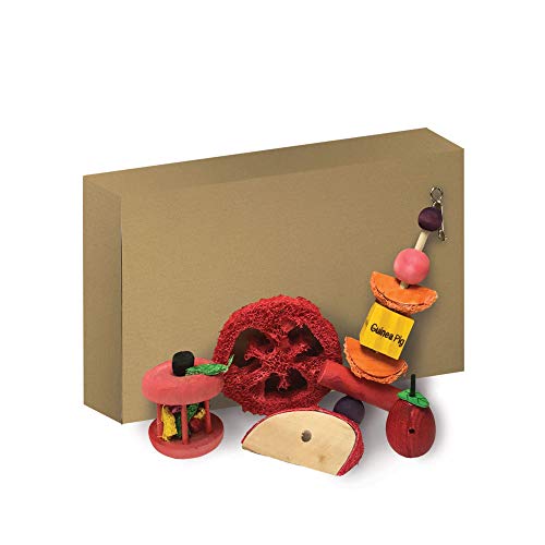 Kaytee Chew Treat Toy Box for Pet Rabbits Guinea Pigs Hamsters and Gerbils - Image 1