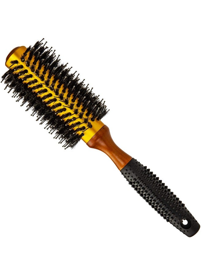 Cantor Medium Round Blow Dry Brush Boar Bristle Thermal Ceramic Barrel Professional Antistatic Roller Hair Brush For Styling And Blow Drying 14 Row For Medium To Long Hair By Cantor - Image 1