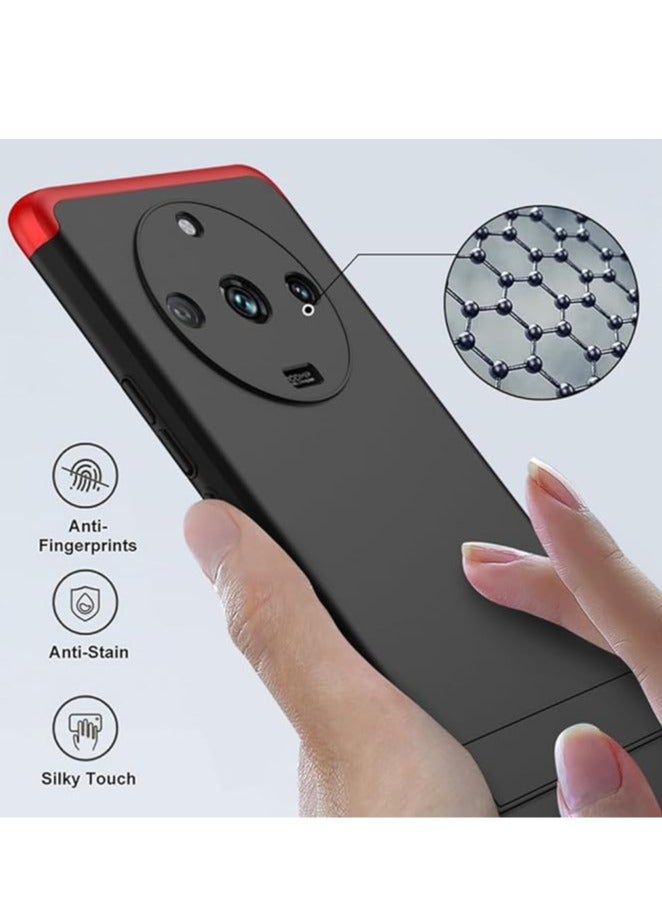 general Compatible with Realme 11 Pro Plus 5G Phone Case, Ultra-Thin Hard Full Protection Ultra-Thin Matte Finish Grip Case Phone Case with Concealable Stand for Realme 11 Pro+ - Image 3