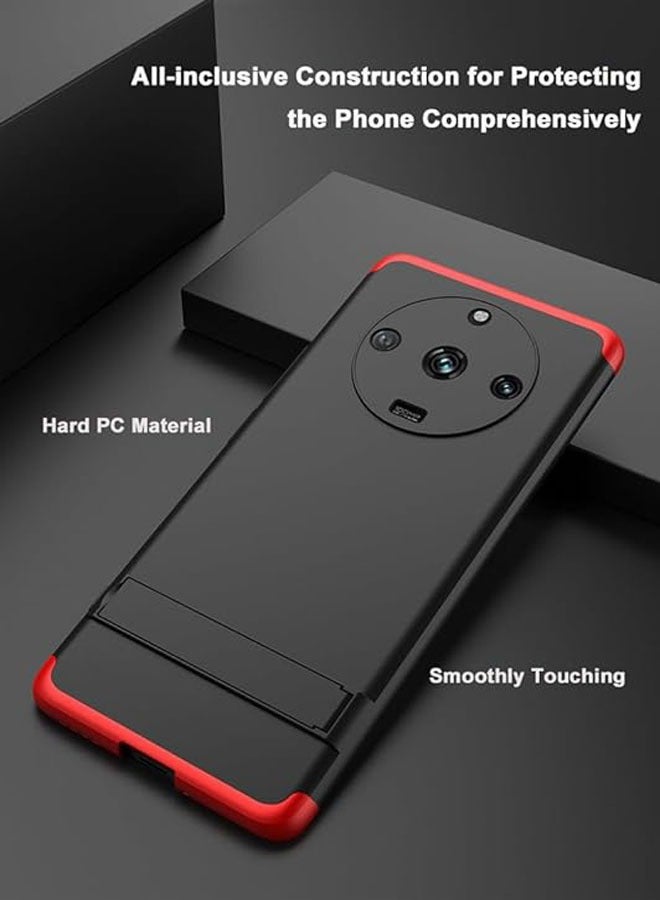 general Compatible with Realme 11 Pro Plus 5G Phone Case, Ultra-Thin Hard Full Protection Ultra-Thin Matte Finish Grip Case Phone Case with Concealable Stand for Realme 11 Pro+ - Image 5