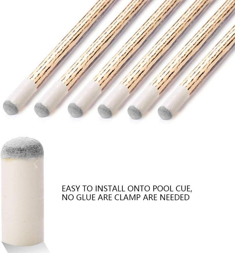 klarako Pool Cue Tip, Snooker Cue 100Pcs Cue Tip Replacement for Pool Cue for Billiard Cue for Snooker Cue - Image 5