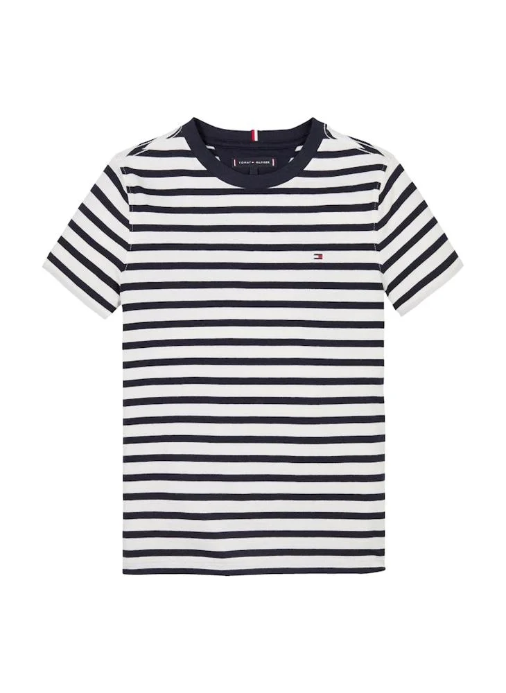 TOMMY HILFIGER Kids Stripe Regular Fit T-Shirt