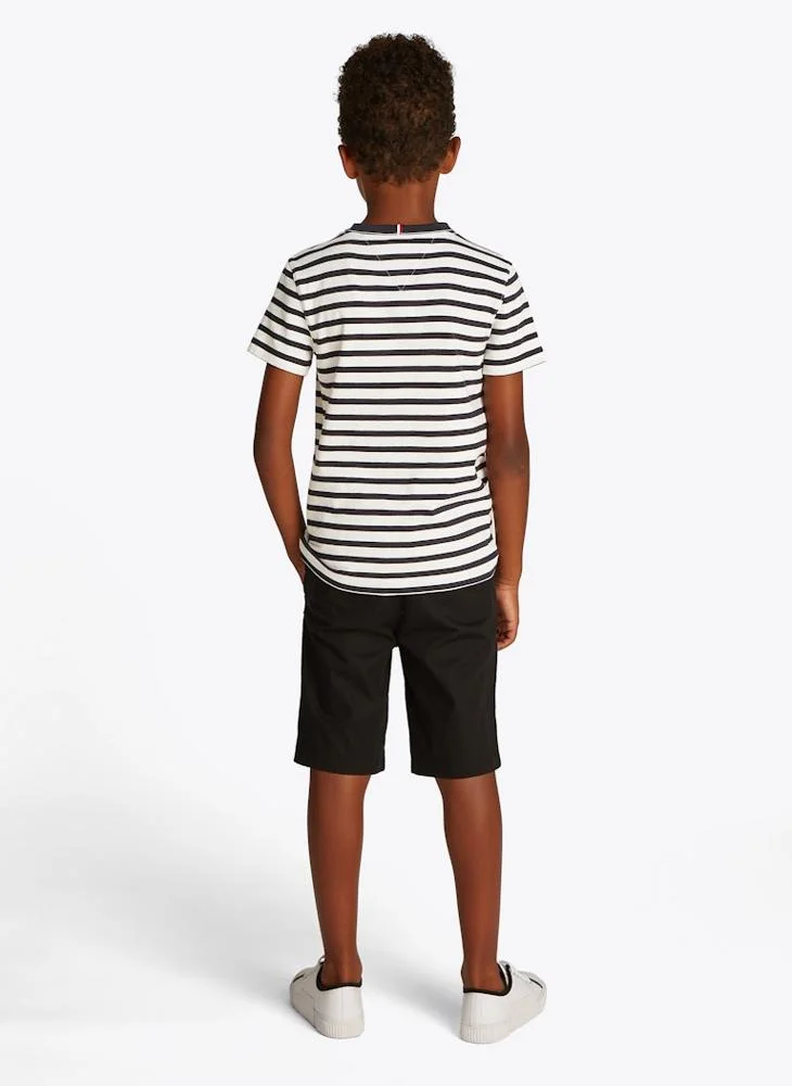 TOMMY HILFIGER Kids Stripe Regular Fit T-Shirt