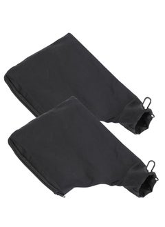 Excefore Miter Saw Dust Bag, 2 Pack Table Saw Dust Collect Bag, with Zipper and Wired Adjustable Stand Dust Bag for Belt Sander Parts Diagonal Saw Miter Saw Accessories  - Image 1