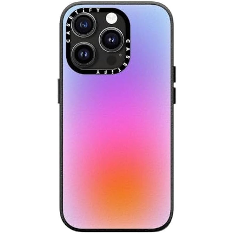 Casetify Pebbled iPhone 15 Pro Case 【Textured / 4.9ft Drop Protection/Compatible with Magsafe】 Color Cloud: A New Thing is On The Way - Jet Black - Image 4