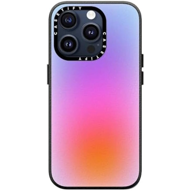 Casetify Pebbled iPhone 15 Pro Case 【Textured / 4.9ft Drop Protection/Compatible with Magsafe】 Color Cloud: A New Thing is On The Way - Jet Black - Image 2