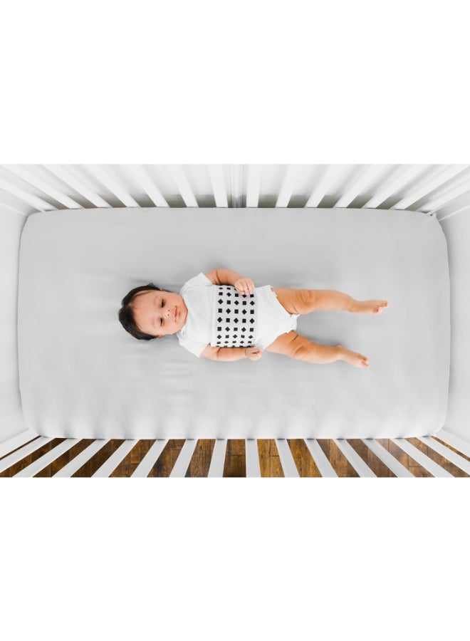 Nanit Breathing Wear Band Works With Pro Baby Monitor To Track Breathing Motion Sensor Free, Like Your Hand On Their Heart From Anywhere, 100% Cotton, Size Large, 12 To 24 Months - Pebble Grey  - Image 5