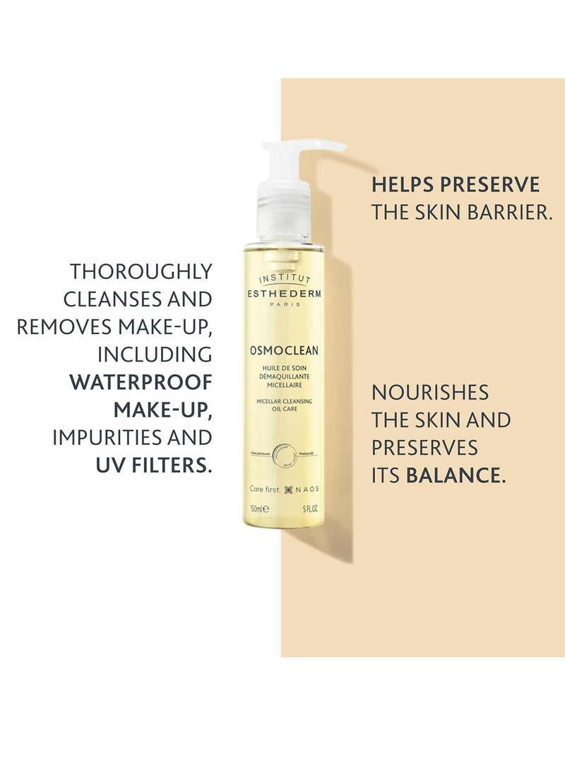 INSTITUT ESTHEDERM Institut Esthederm - Micellar Cleansing Oil Care : Cleansing & Removes make-up, impurities and UV filters, Cellular Water, Non-greasy effect, All Skins Types. 150mL 5 FL.OZ  - Image 3