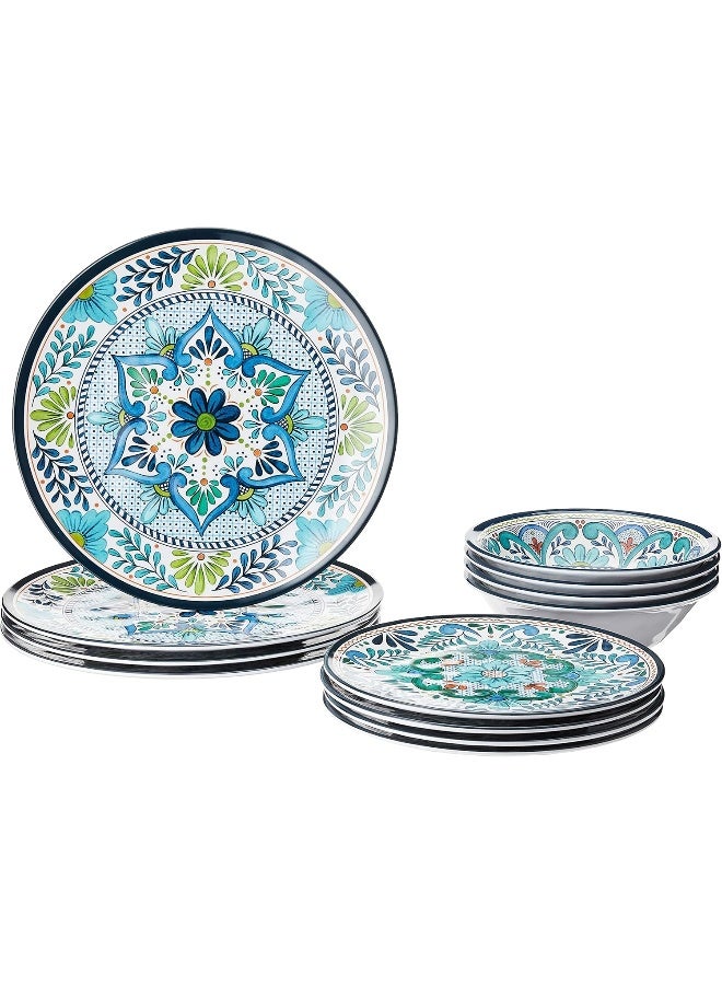 Certified International Talavera Melamine 12Piece Dinnerware Set - Image 1