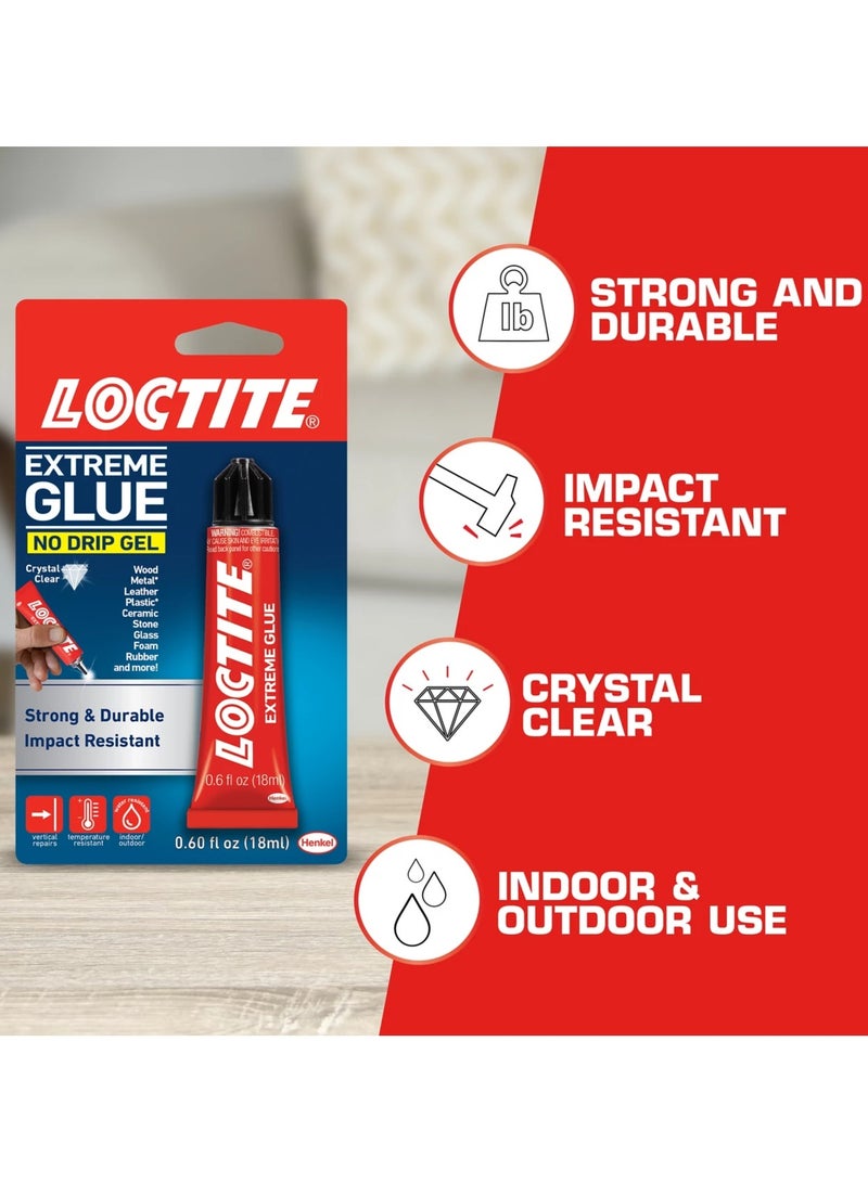 Loctite Extreme All Purpose Glue Non Drip Gel 18 ML - Image 4