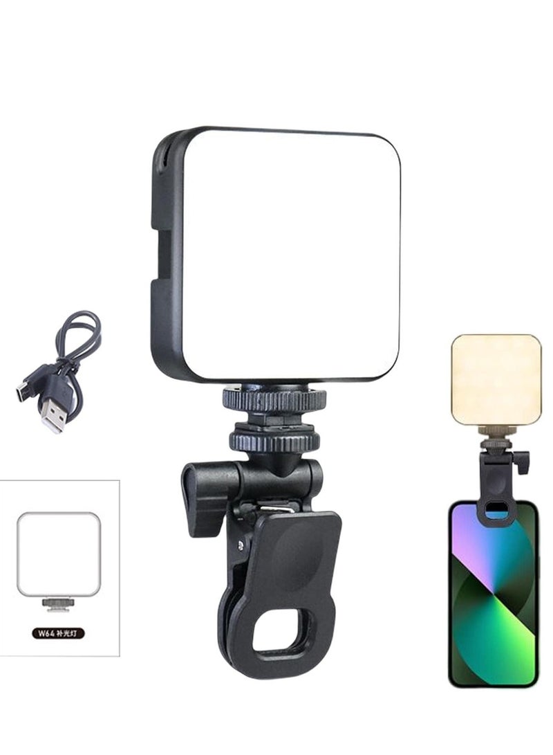 Zomei Dimmable LED Selfie Ring Light with Clip – 49 LED Beads, 3 Light Modes, Front & Back Clip, Portable Video Light for Phone, Makeup, TikTok, Vlogging, Streaming, Video Calls – Deep Black - Image 2