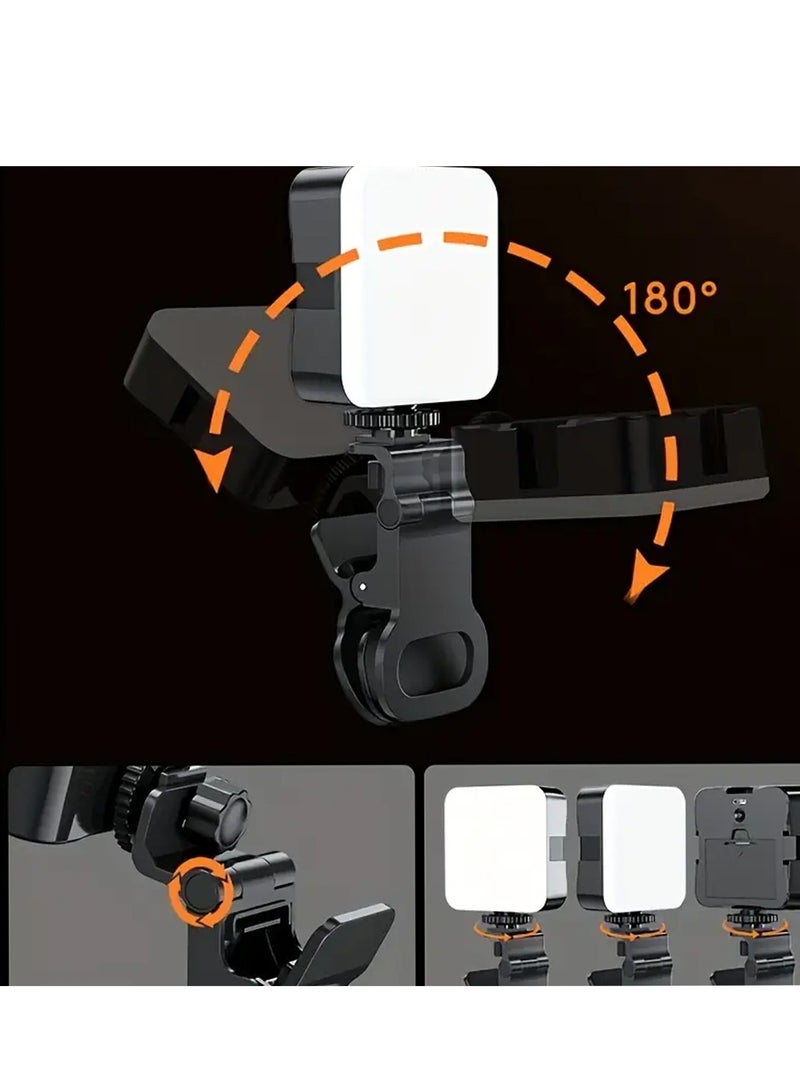 Zomei Dimmable LED Selfie Ring Light with Clip – 49 LED Beads, 3 Light Modes, Front & Back Clip, Portable Video Light for Phone, Makeup, TikTok, Vlogging, Streaming, Video Calls – Deep Black - Image 3