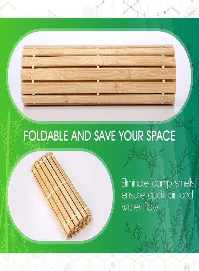 Zoryllic Bamboo Bath Mat Large Long Wood Bath Mat,16x48 Inch Non Slip Bamboo Shower Floor Mat Wooden Bathroom Mat for Bathtub,Spa,Door,Sauna or Outdoor (Natural Slat) - Image 5