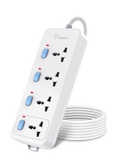 GONGNIU Universal Extension Board 4 Socket 4 Switch 5M Wire  - Image 1