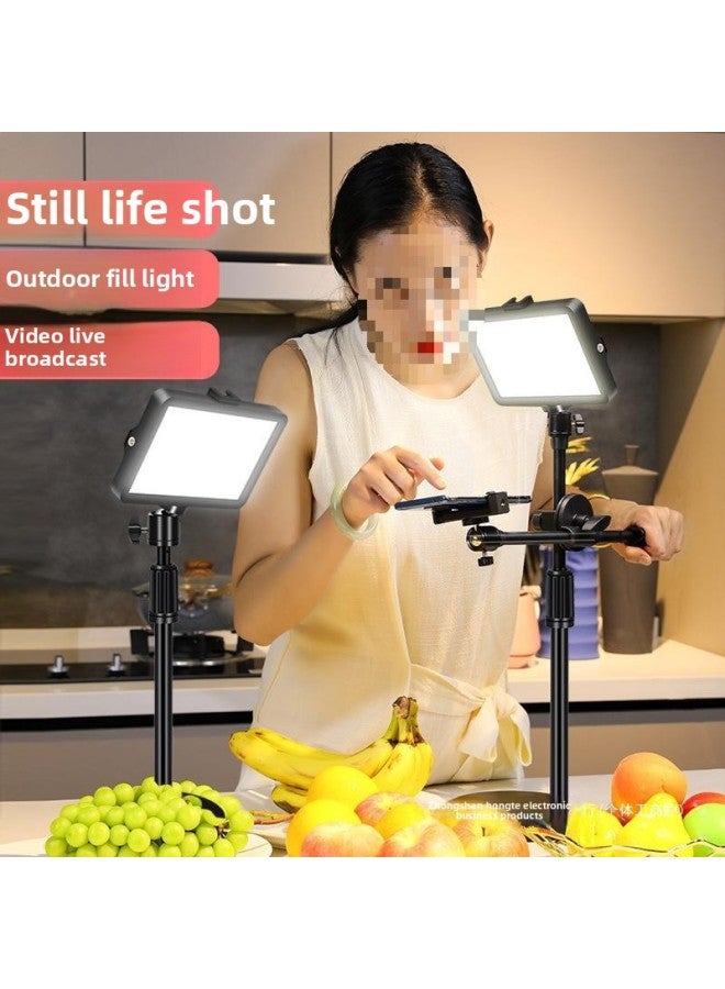 Cantilever Photo Lights Light Lights Desktop Soft Light Photography Live Portable Light Lights Light Lights Light Lights Photography Tablet-Light Source Color:(highlighted) Soft Light [three Colors Come With 4 Color Chips] 170cm Floor Stand (free Additional Machine  - Image 2