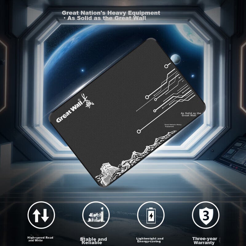 Great Wall 240GB SSD Solid State Drive, SATA3.0 Interface, Read Speed 520MB/s, Compatible with Desktop/laptop, GW520 Series - Image 1