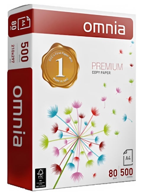 Omnia Copy Paper - 80g – 500 Sheets