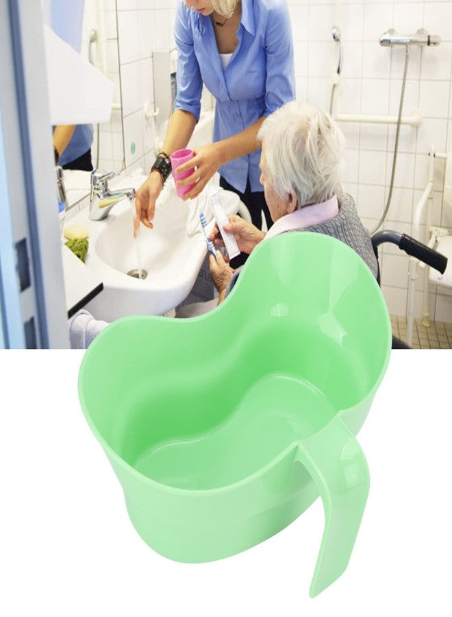 Yinhing Emesis Basin Cup for Oral Care, Plastic Vomit Basin with Arc Design, Bed Mouthwash Cup with Wide Mouth, Emesis Tray for Elderly Bedridden Patients - Image 4