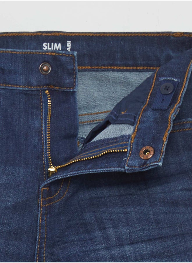 Kiabi Hardwearing slim-fit jeans  - Image 4