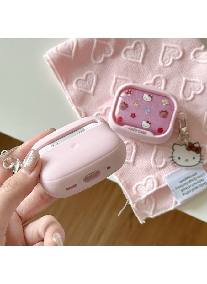 Generic - Hello Kitty Bear For AirPods4 For Apple 2/3 Generation Pro2 Bluetooth Wireless Headset Cute-Color:Lemon Yellow Bear Kt Single Shell-Applicable Models:Airpods 4th Generation - Image 1