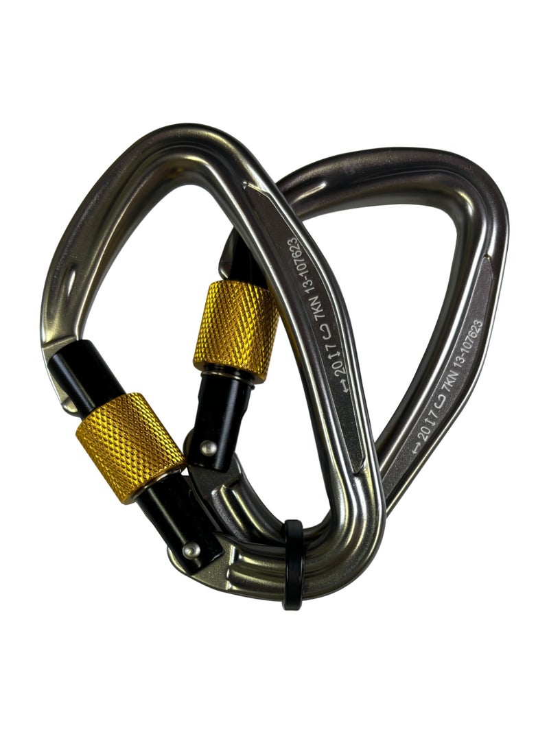 Hunter Safety System Recon Pro High-Strength Locking Carabiners, Rated up to 5600 lbs (2-PACK ) - Image 1