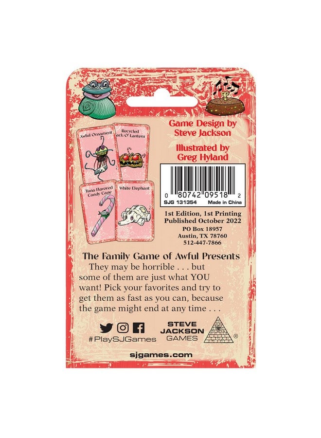 Steve Jackson Games Bad Christmas Card Game, Fast-Paced Family Game for Teens and Adults, Ages 14+, for 3 to 6 Players, Play Time 10 Minutes - Image 2