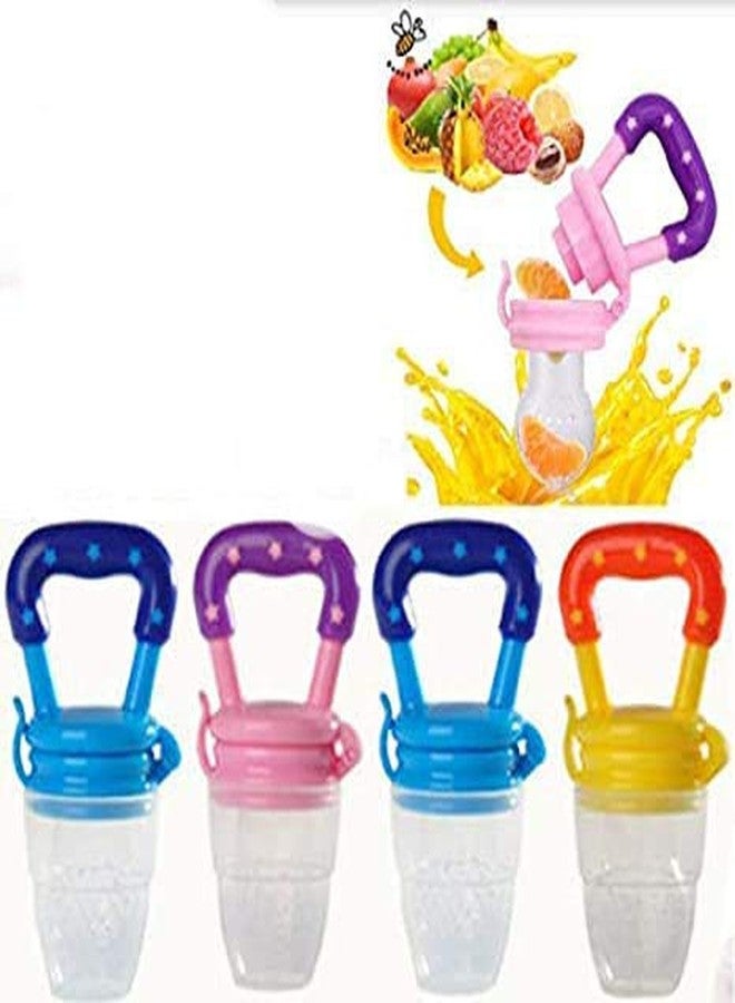 First Trend BPA-Free Silicone Nipple Food Nibbler for Fruits (Yellow) - Image 4