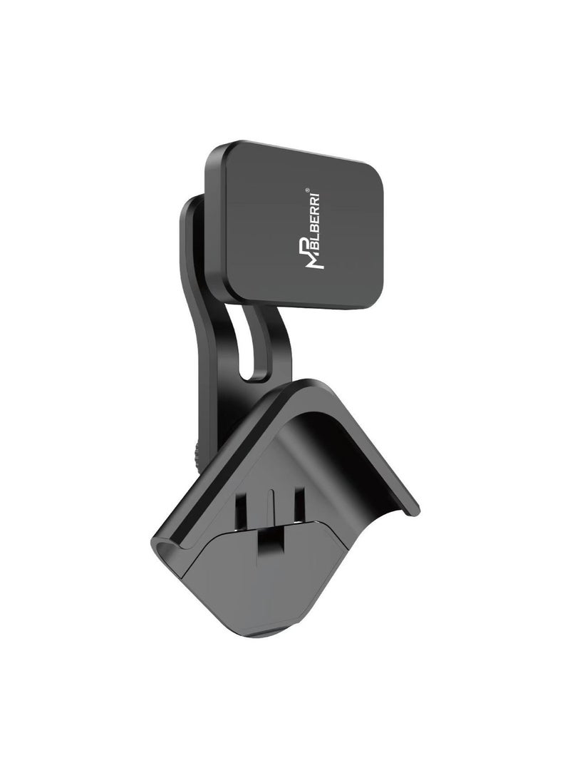 MPBLBERRI Magnetic Car Phone Holder Dashboard Mount – Center Console Mobile Bracket with Strong Magnet, One-Hand Operation & Adjustable Viewing Angle for iPhone, Samsung & Android Smartphones