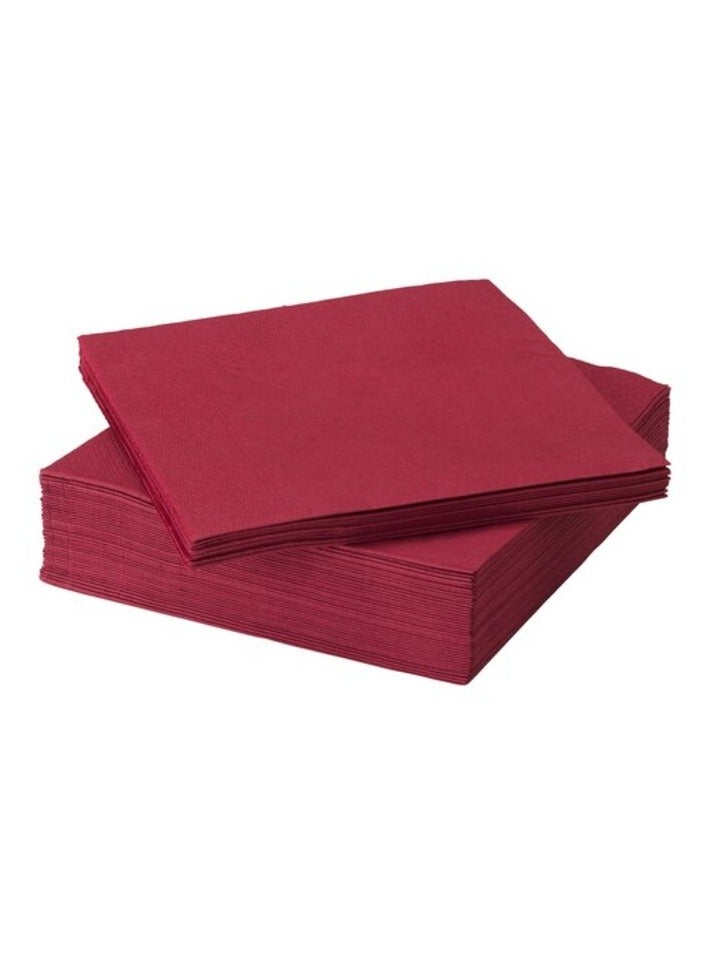 Promass - Paper Napkin, Dark Red