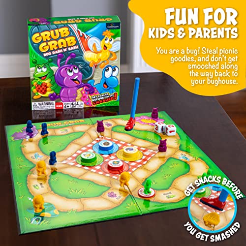 Continuum Games Grub Grab Board Games for Kids 46 Interactive Game Ant Bugs Boardgame for Children and Family Night 26 Players Ages 4 - Image 5