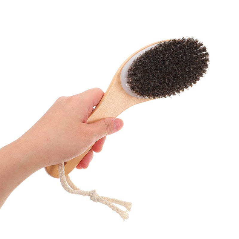 Sturdy Horse Grooming Brush with Handle for Livestock Fur Cleaning and Stable Maintenance - Image 5