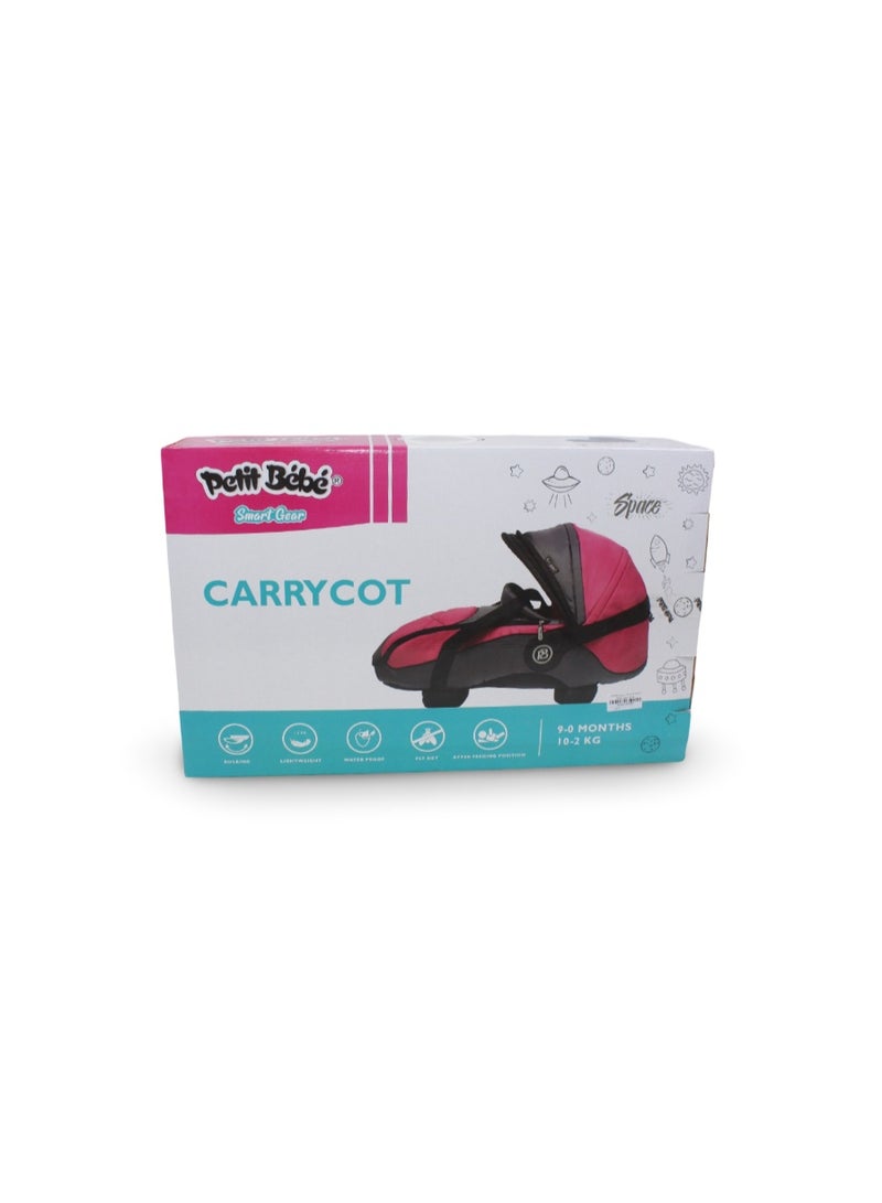 Petit Bebe Smart Gear Carrycot – Red - Image 2