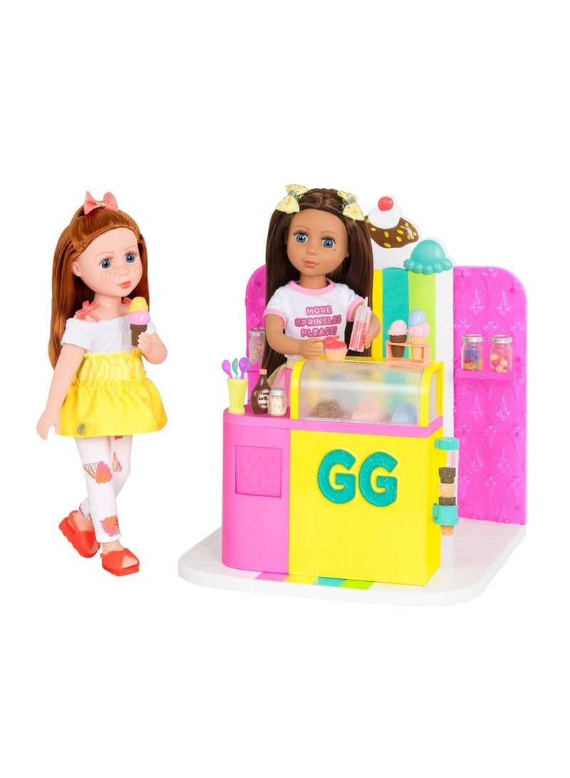 جليتر جيرل محل الأيس كريم مع الأكسسوارات - GG57128C1Z - Image 2