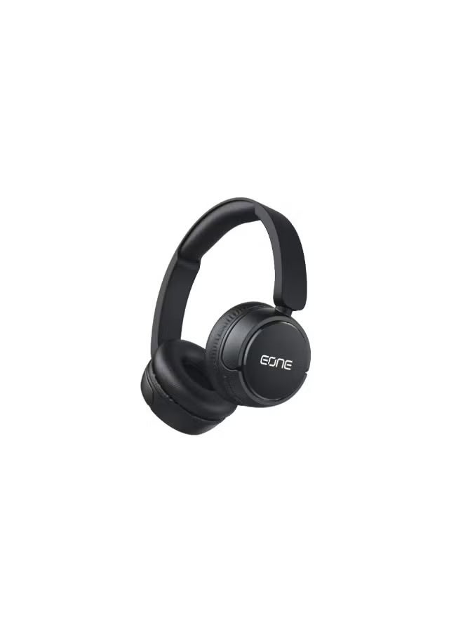 إيون سماعات رأس لاسلكية EONE Nano Beats 650 بتقنية بلوتوث 5.3، تشغيل حتى 30 ساعة، محركات صوت HD بحجم 40 مم، بيس عميق، ميكروفون مدمج، تصميم مريح فوق الأذن لون أسود - Image 1