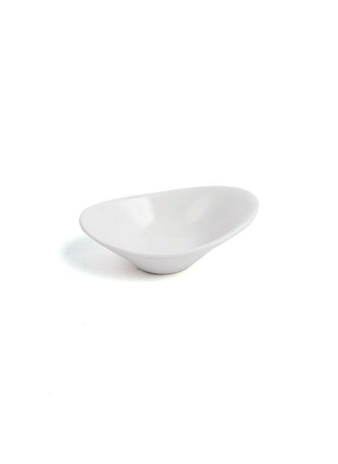 Porcelain Ivory H232Ivory Oval Deep Dish 10x7.3x3.5 cm