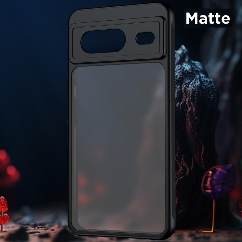 HuHa Protective Cover For Google Pixel 9 Ultra-thin Translucent PC+TPU Phone Case(Black) - Image 2