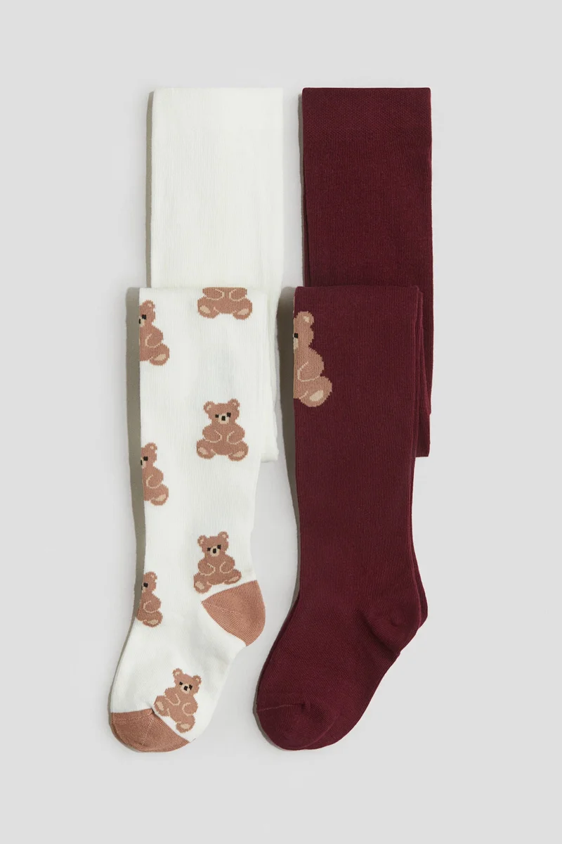 H&M 2-pack fine-knit tights