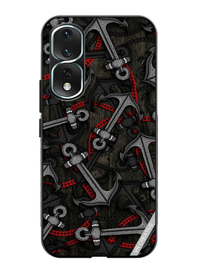 VR CREATIVE Protective Case Cover For Honor 80 Pro Anchor Leggings Design Multicolour - Image 1