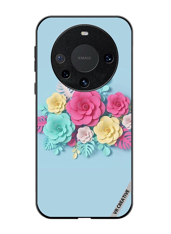 VR CREATIVE Protective Case Cover For Huawei Mate 60 Flower Design Multicolour - Image 1