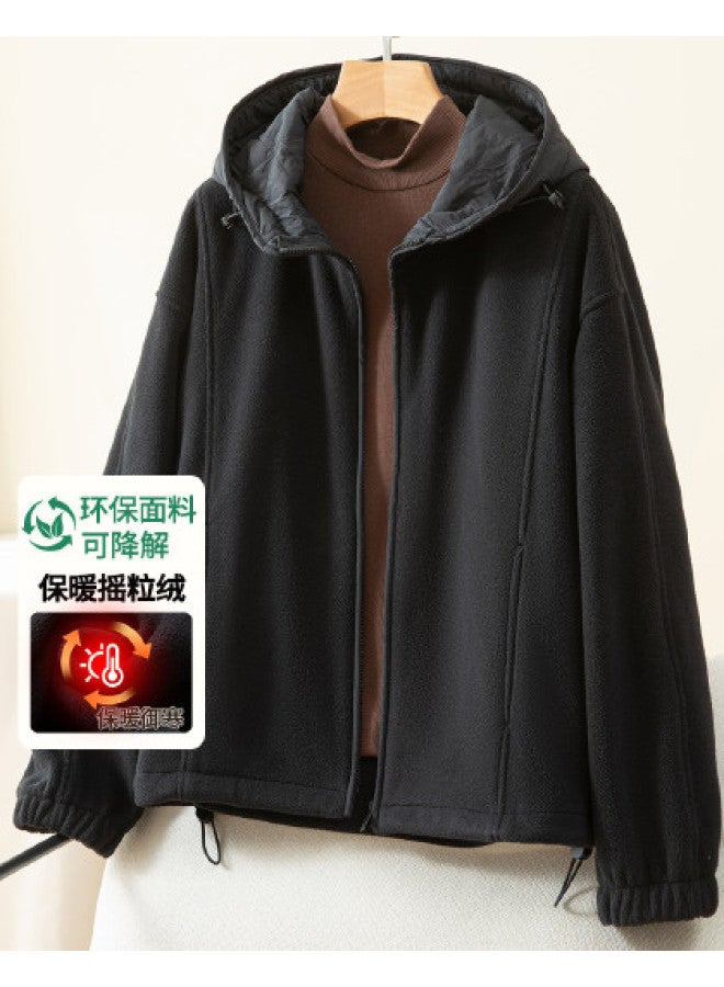 Fapai Fleece Hooded Casual Sports Jacket Women Comfortable Warm Women's Jacket - Image 1