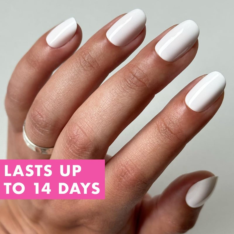 Olive & June Instant Mani Press-On Nails (Glue) | 42 Fake Nails, 21 Sizes | Non-Toxic, Long-Lasting Recycled Materials Realistic Look | Spring Flowers & Patterns | Short, Round | CCT Gradient - Image 3